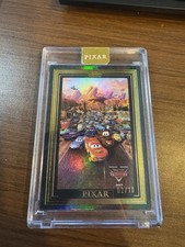 Topps Pixar Gold CARS WALL ART Black /10