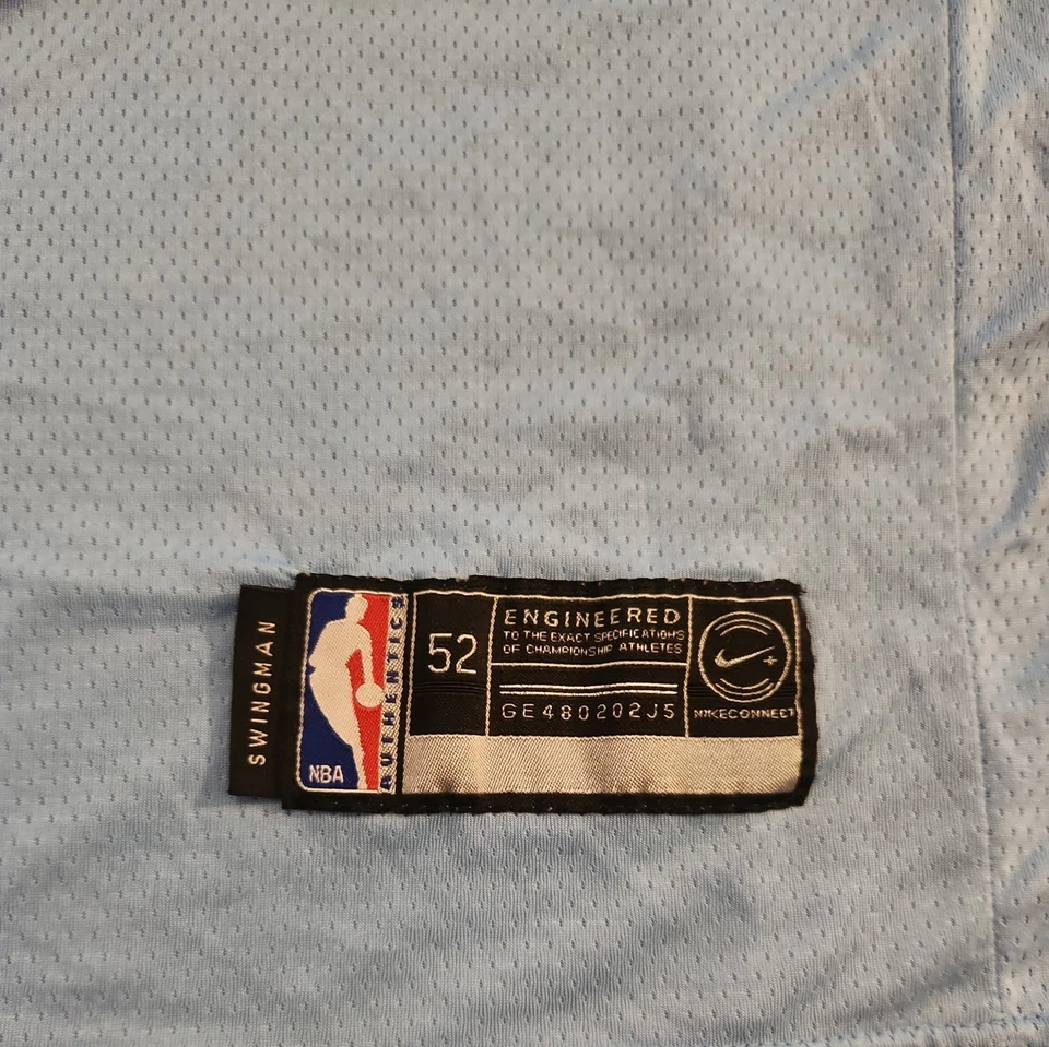 🔥RARE Authentic Nike Wade Miami Heat Vice Blue Pink Butler Jimmy Jersey Size 52 - Image 3 of 4