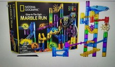 National Geographic Glowing Marble Run Construction Set With Storage Bag.