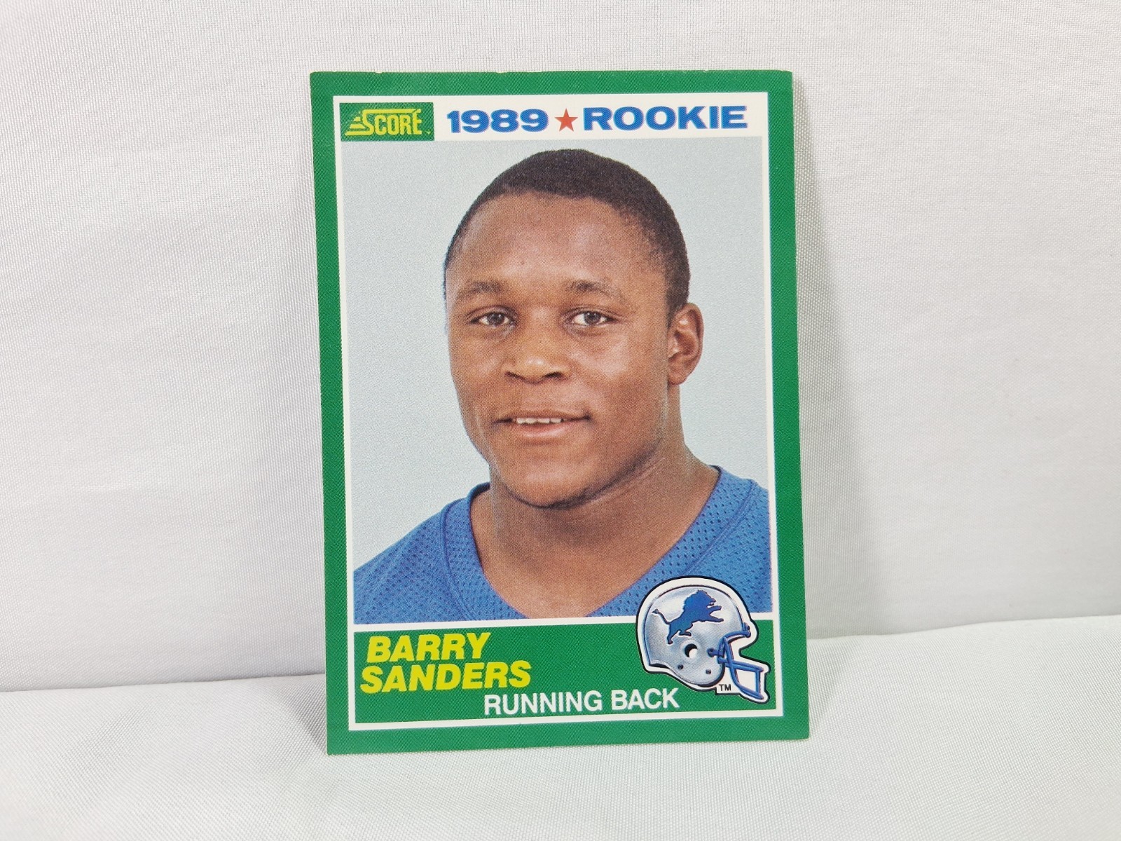 BARRY SANDERS 1989 SCORE #257 ROOKIE RC LIONS