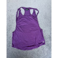Koral Activewear Purple Racerback Open Back Tank Top Small Made in USA