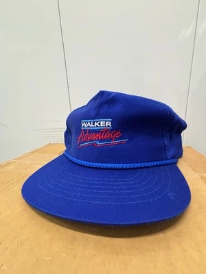Vintage Walker Advantage Plus Muffler Blue Rope Snapback Trucker Hat - Image 1 of 3