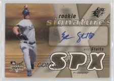 2007 SPx Rookie Signatures Eric Stults #145 Auto 14md