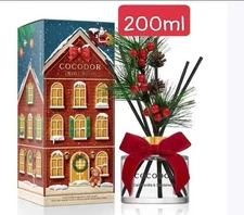Cocodor Christmas Diffuser 200ml, Red Berry Tree (Flower Market) Fragrance Oil