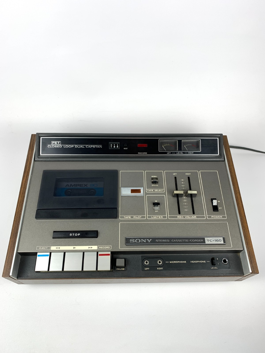 Vintage SONY TC-160 Dual Capstan Cassette Tape Deck HiFi w Box