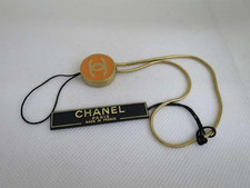 Chanel Cell Phone Strap 03P CC Logo Gold Tone 2003 Spring Collection with Box