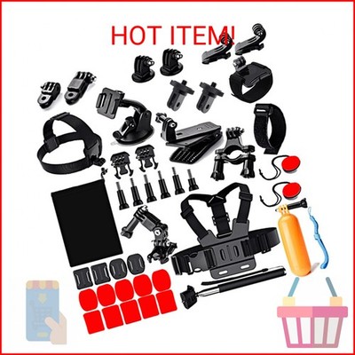 44 in 1 Action Camera Accessory Combo Kit -Compatible with Insta360 One X4,X3,X2