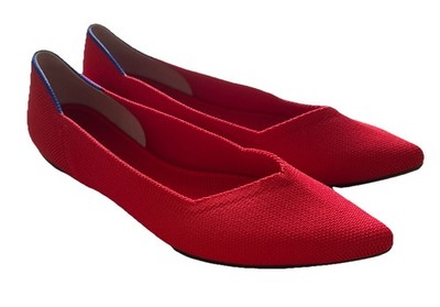 Rothy s Red The Point Women s Ballet Flats - Size 8 US 38 EU
