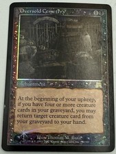 Oversold Cemetery Foil – Odyssey – Damaged – MTG Magic The Gathering