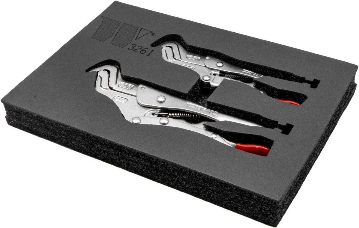 クワッス P 019/M-P Welzh Werkzeug Parrot Nose Locking Pliers Set 7 and 9 Inch 3261-WW
