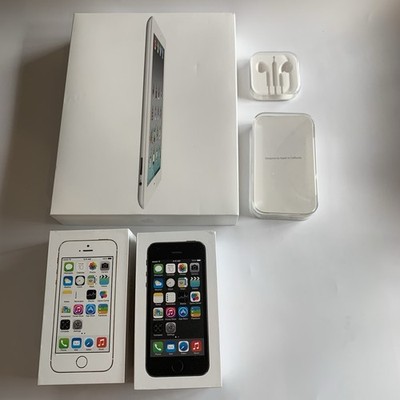 Empty iPhone iPad Earbuds and Ipod Boxes Lot of 5 Various Models