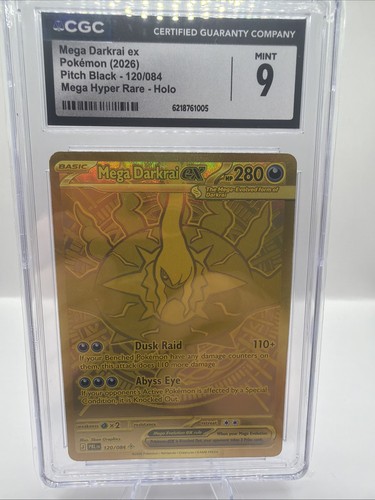 Mega Darkrai ex graded CGC 9 for sale on eBay