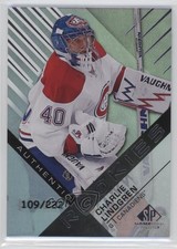 2016 SP Game Used Authentic Rookies Rainbow Player Age /222 Charlie Lindgren au7