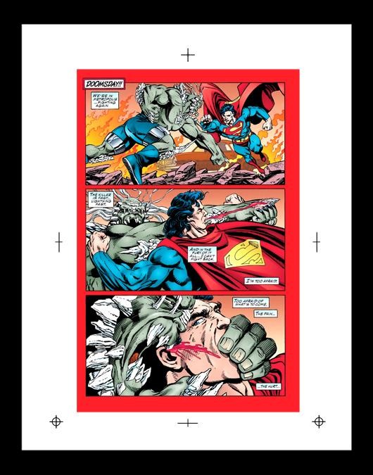 Dan Jurgens Superman/Doomsday: Hunter/Prey #1 Rare Production Art Pg 5
