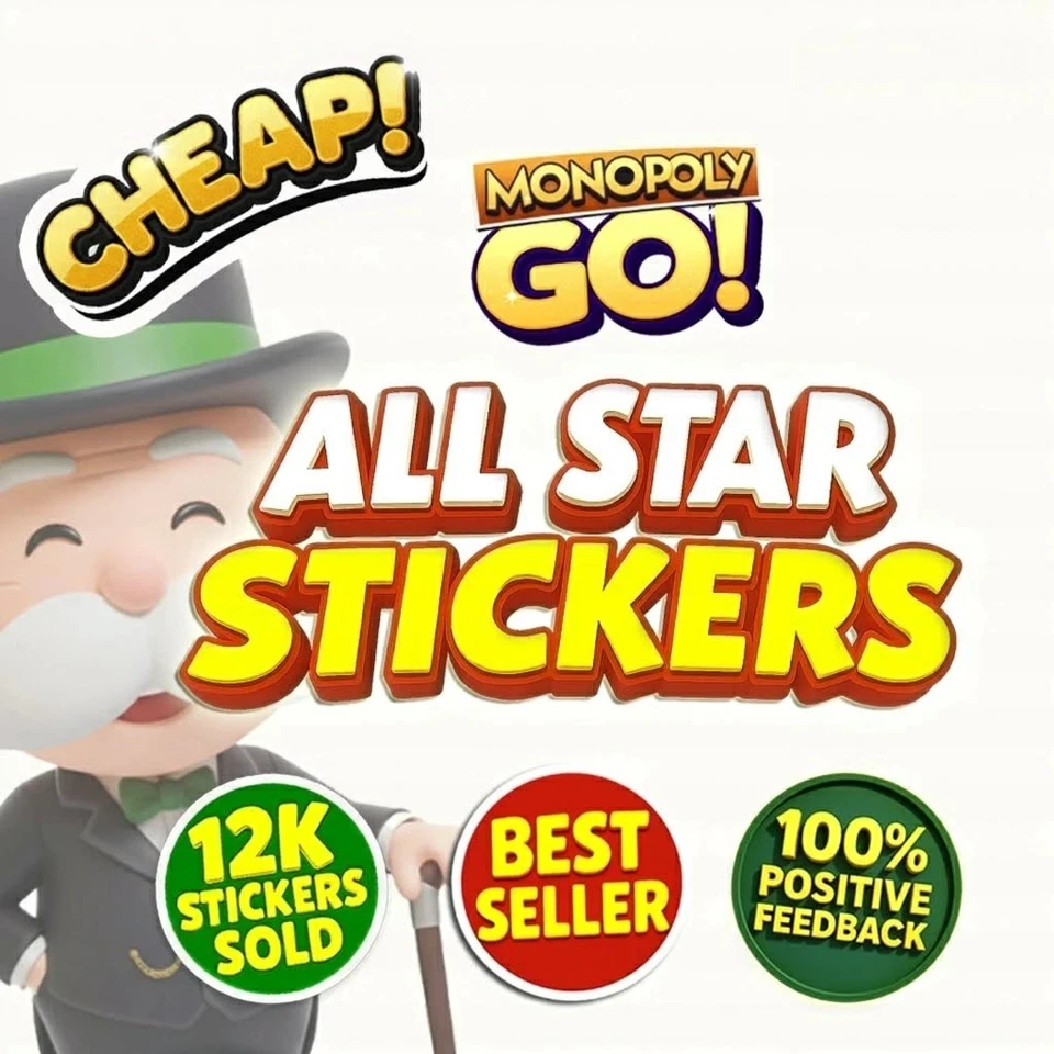 MOGO Monopoli Stickers Go! 1/2/3/4/5/6 ⭐ Card INSTANT SEND 🔝✅ Harry Potter Album
