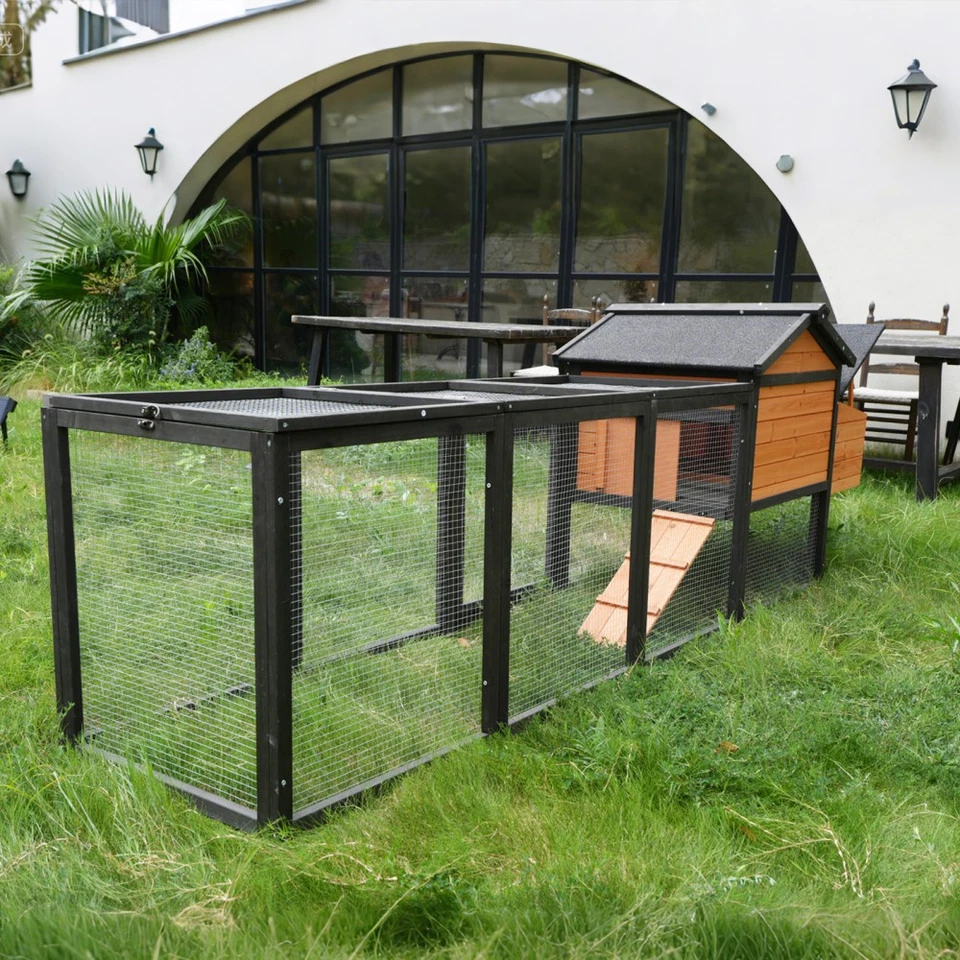 Gallinero de madera con cajas de colocación diseño impermeable Foto 4 de 4