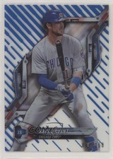 2018 High Tek Pattern 1 Waves/Diagonals Blue Rainbow Foil 4/150 Kris Bryant 2l8