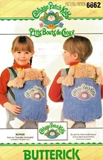 Cabbage Patch Kids Carrier Butterick Sewing Pattern 6662