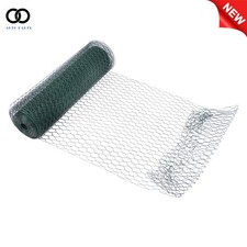 Heavy Duty Hexagonal Iron Wire Mesh Fencing Net 24In×100FT Hole 1In Edges 0.38 per foot