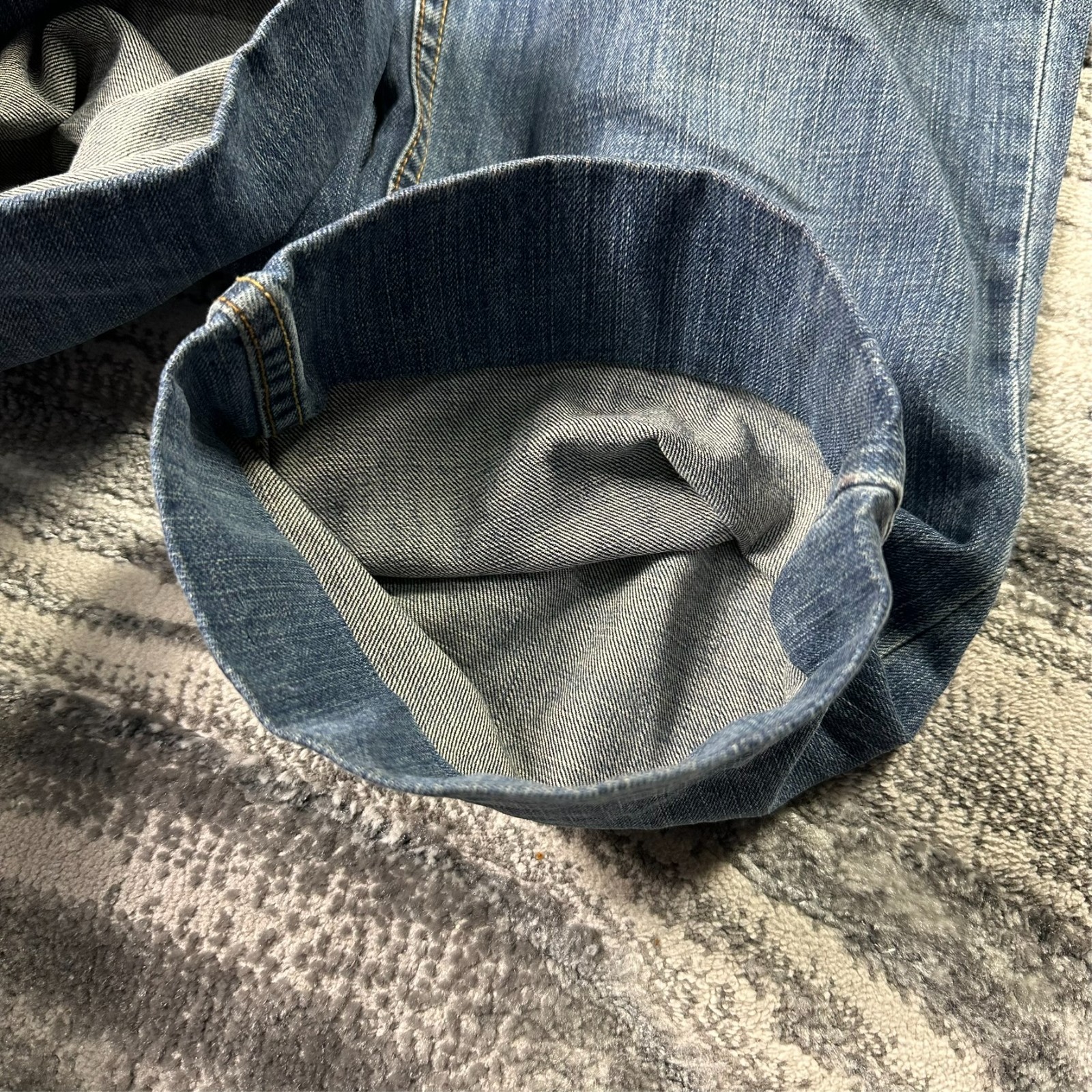 Vintage Quiksilver 2000's Y2K Quikjean Size 33 Loose Fit Skater Blue Denim Jeans image 6