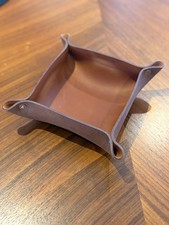 Handmade Genuine Leather Valet Tray Organiser 