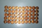 1949-S Lincoln Wheat Cent BU Roll Of 50 Coins  RL105