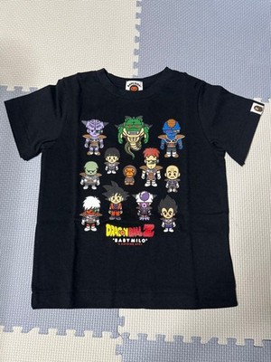 A BATHING APE BAPE KIDS Dragon Ball Z T-Shirt Japanese Size 110 Unused