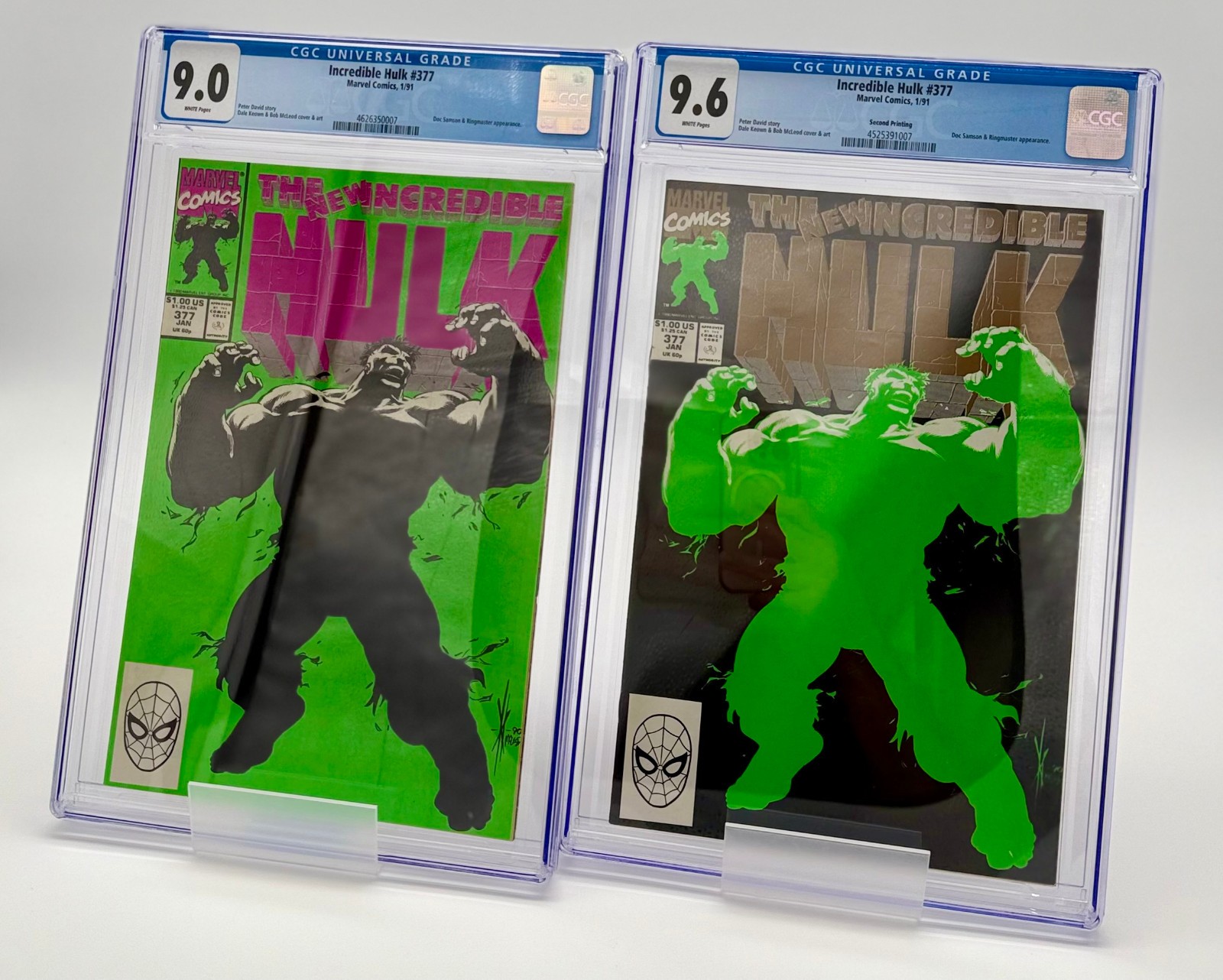 アメコミリーフ Incredible Hulk #377 CGC 9.2 アメコミリーフ Incredible Hulk #377 CGC 9.2