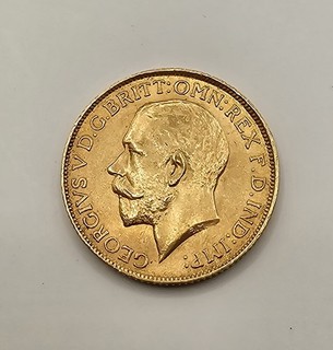 1912 Great Britain Gold Sovereign – King George V – 22ct Gold – 8.00g (2)