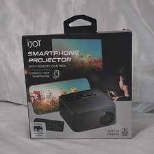 Ijoy Smartphone Projector Tft Lcd 320x240 1080p Short Throw Built-in Speaker