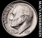 1955 Roosevelt Dime- Silver- Choice Gem Brilliant Uncirculated No Reserve #J8980