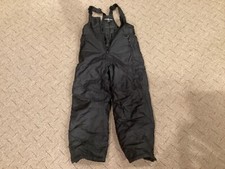 Arctic Quest Kids Size M 10-12 Insulated Ski  Snow Pants Black