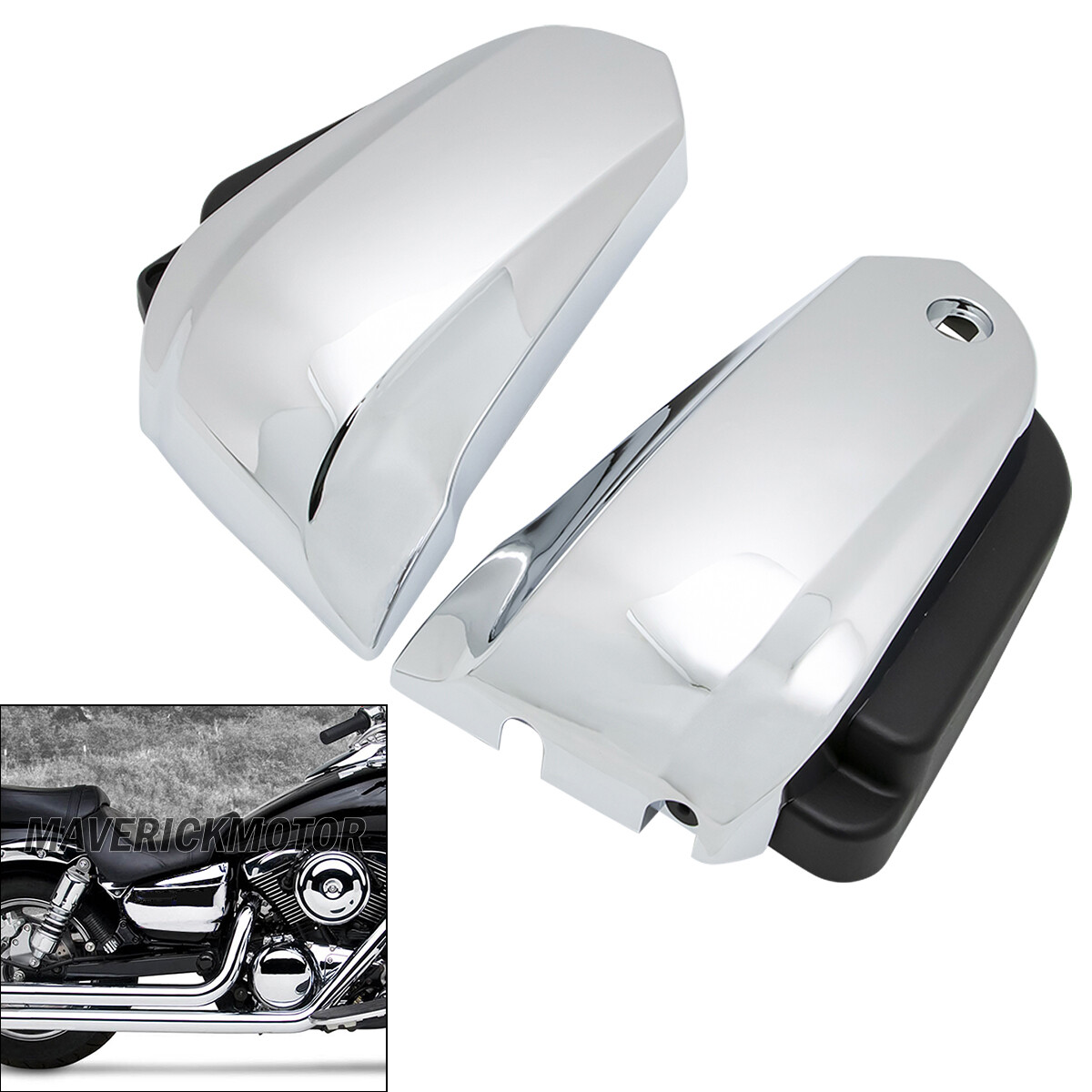 BATTERY FAIRING SIDE COVERS FOR 2003-2008 KAWASAKI VULCAN 1600