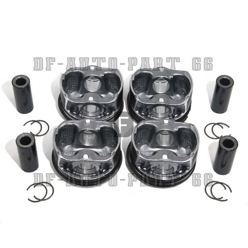 4X MAHLE Pistons & Rings STD Φ82.51mm Φ23mm For VW GLI GTI Audi A4 A5 2.0 TFSI - Picture 2 of 4