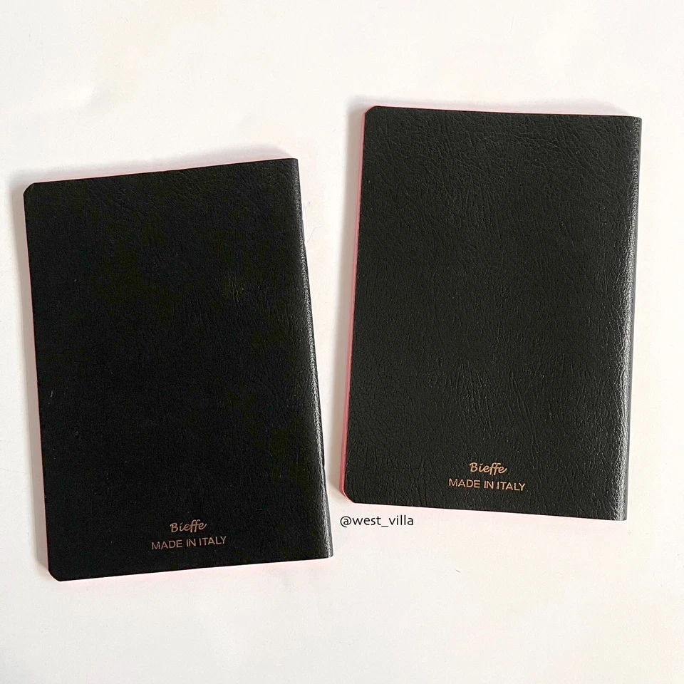 2 Bieffe Made in Italy Lined Exercise Book Notebooks Journals Stationery Black - Image 2 of 4