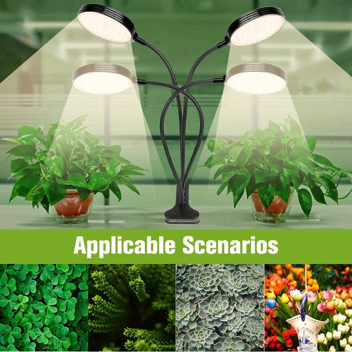 LED Wachstumlampe Pflanzenlampe Vollspektrum Pflanzenlicht Grow Light Timer USB - Bild 13 von 18