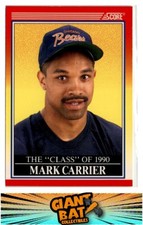 1990 Score #614 Mark Carrier