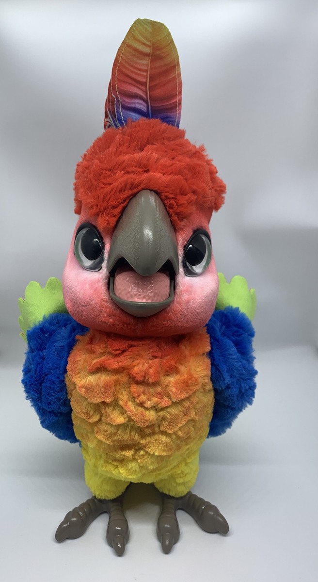 Walmart Talking Macaw Toy FurReal Rock-A-Too Bird Talking