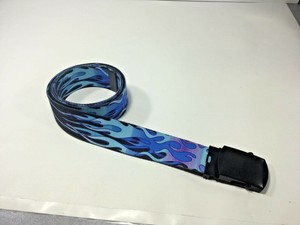 blue web belt
