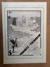 FRIGECO THOMSON réfrigérateur - LH Lemmel - Publicité de 1930 - 1659