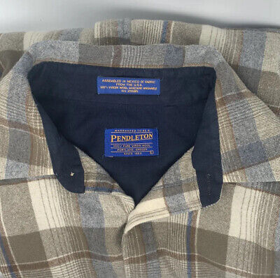 Warranted to be a Pendleton 100% Pure Virgin Wool flannel Warranted to be a Pendleton 100% Pure Virgin Wool flannel