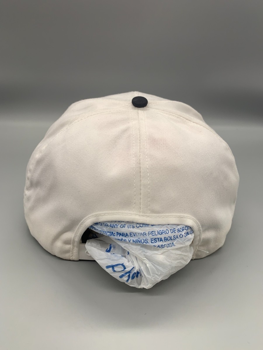 VINTAGE Trucker Hat Cap Snap Back White Knouse Foods Lucky Leaf Musselmans Mens View 4