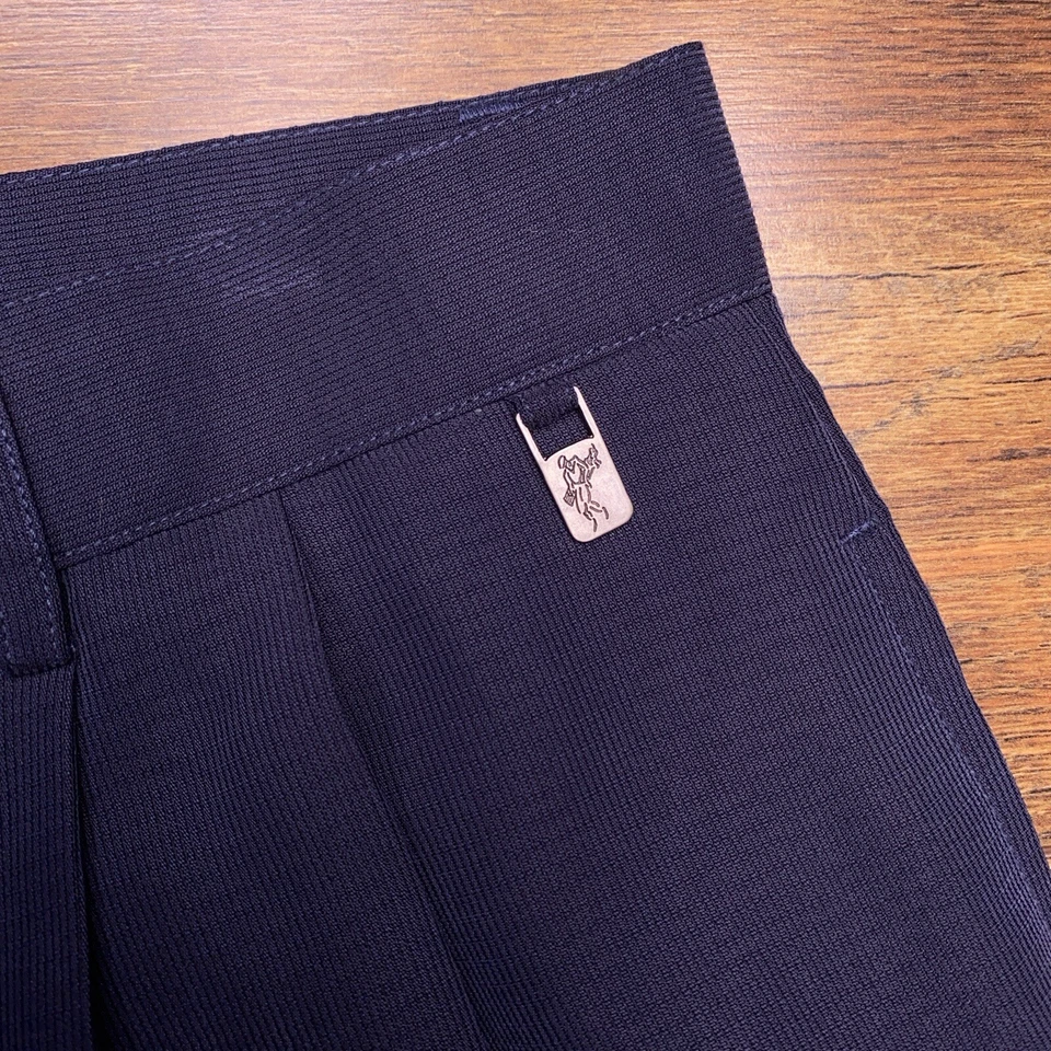 Pantalones Cortos Ashworth Para Mujer 14 Azul Marino Robby Tiro Alto Plisados Golf Nuevos Foto 4 de 4