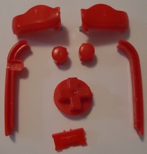 Game Boy Advance BUTTONS PADS SET Nintendo GBA start select AGB-001-Red