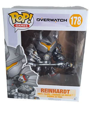Funko Pop! Games Overwatch Reinhardt 400 Exclusivo Glow Original - Moça