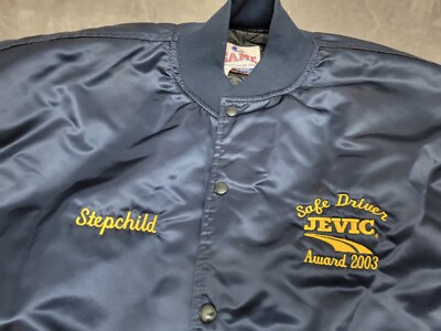 Game Sportswear Men s 3XL quilted lined Satin Jacket Jevic Transport ''Stepchild''