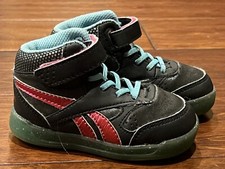 Reebok Classic Hi AR2903 Toddler Kids Black Gum Bottom Athletic Sneaker Shoes 5C