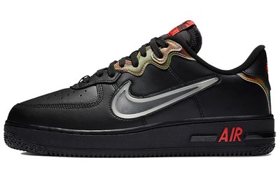 Nike Air Force 1 React Black Glow Habanero Red CN9838-001
