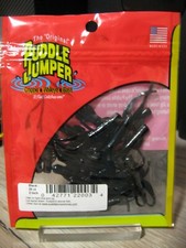 20 Puddle Jumper 2" Soft Plastic Crappie Walleye Bass Fishing Baits Black Color
