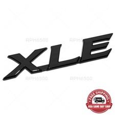 Toyota Camry Sienna Xle Letter Trunk Liftgate Tailgate Emblem Badge Gloss Black